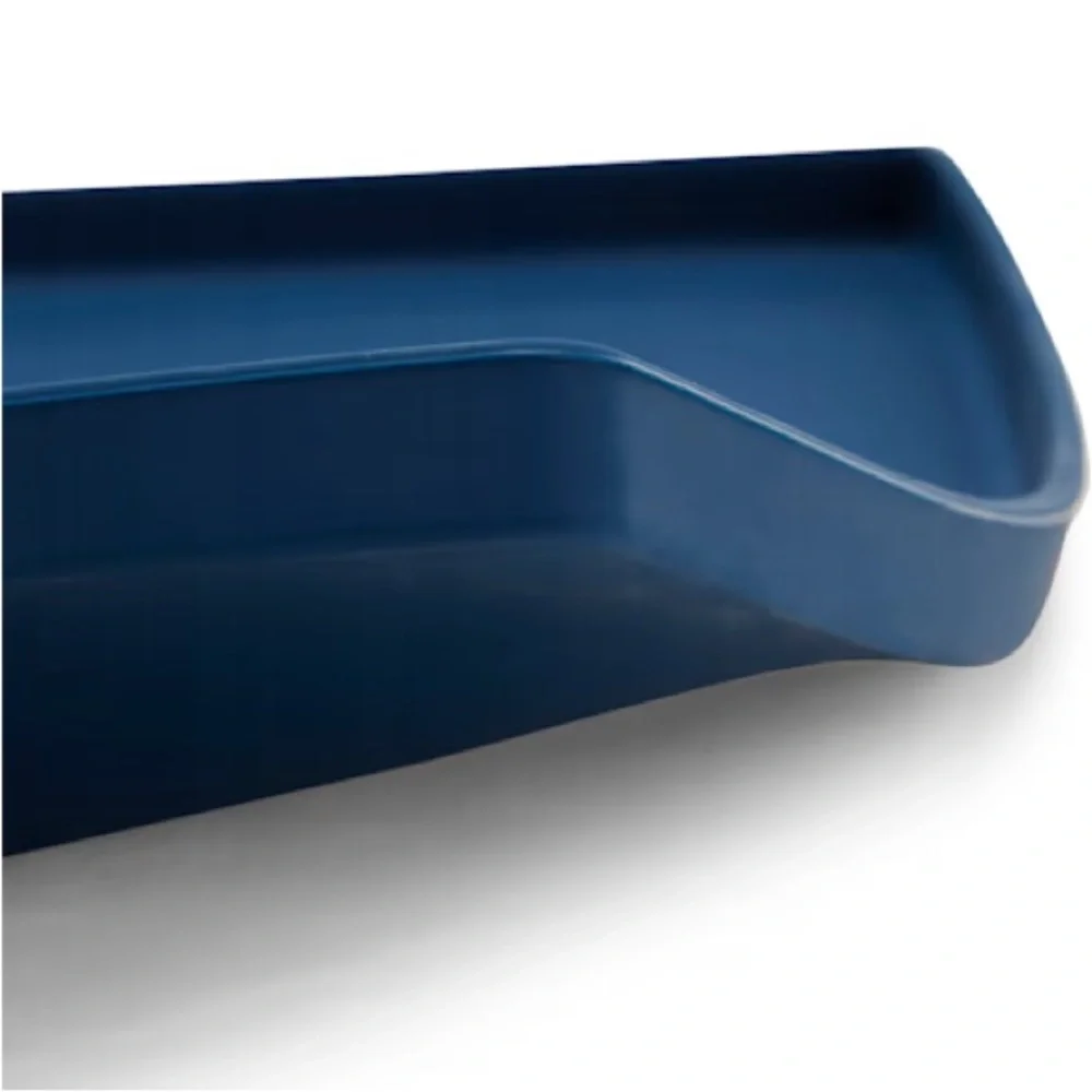 XL 19” Navy Blue Silicone Dog Feeding Mat Waterproof Easy Clean